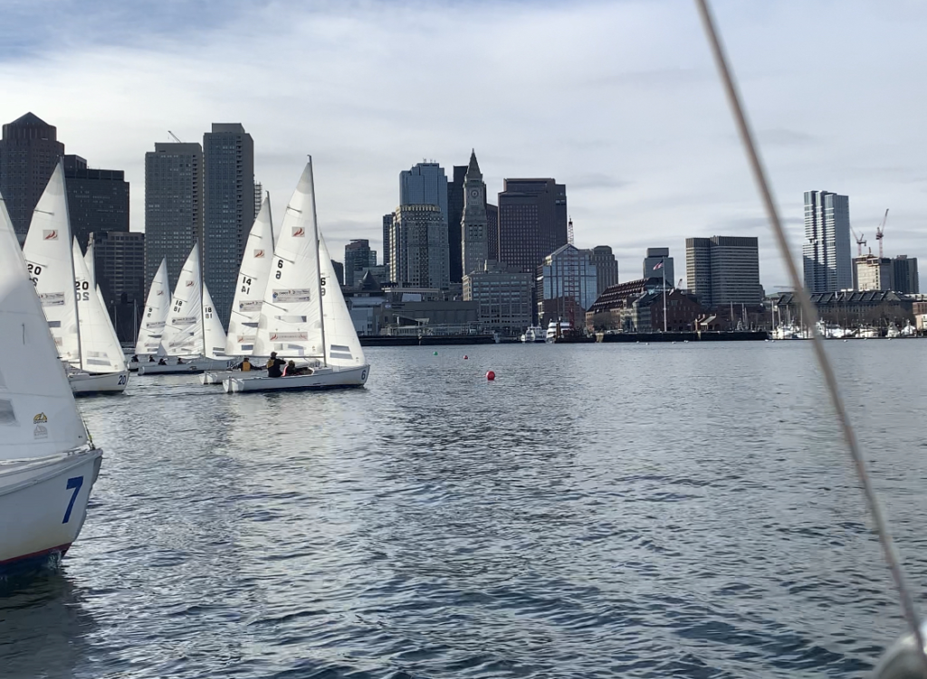 Frostbiting Week 6 Race 4 Start